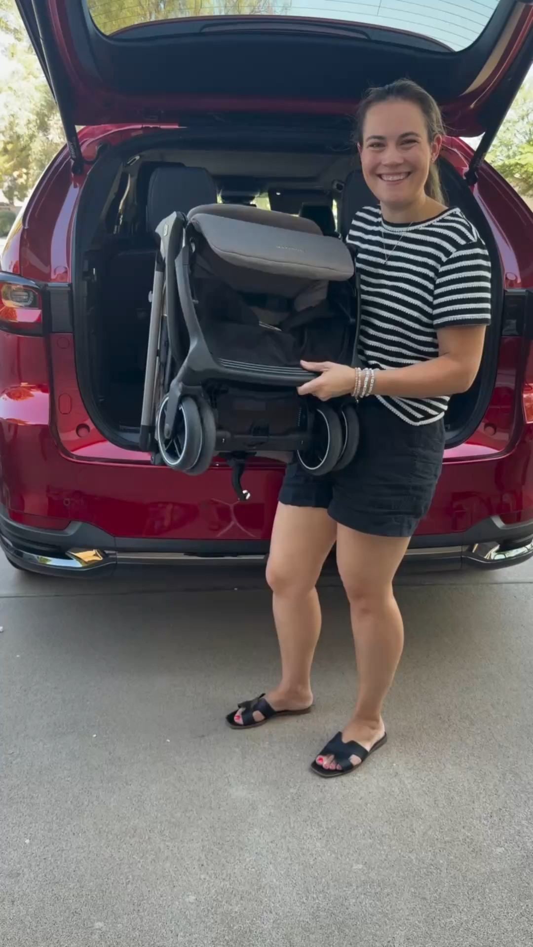 Mazda CX-90 Trunk (third row up) vs 8 different strollers!

Travel/lightweight -Maxi-Cosi Oxford Cabin, Joie Nutmeg, and Zoe Tour V3!
Mid-size - Uppababy Kona
Full-Size - Silver Cross Cove 2
Single-to-double - Mockingbird 3.0
Double - Bombi Twin V2
Jogging - Thule Urban Glide 3

Is this helpful to see?

#LTKmomlife #LTKBaby #LTKKids