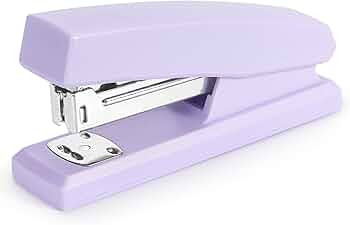 Stapler, Office Stapler, Stapler for Desk Portable Durable Staplers Office Supplies (Purple) | Amazon (US)
