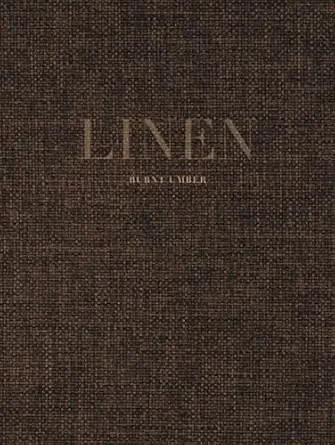 Burnt Umber - A Hard Cover Coffee Table Book, for Decor & Display | Linen Style Home Accent with ... | Amazon (US)