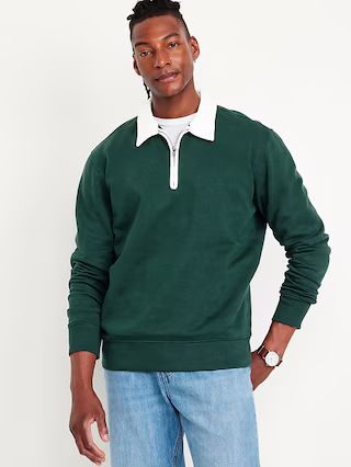 Quarter-Zip Fleece Polo | Old Navy (US)