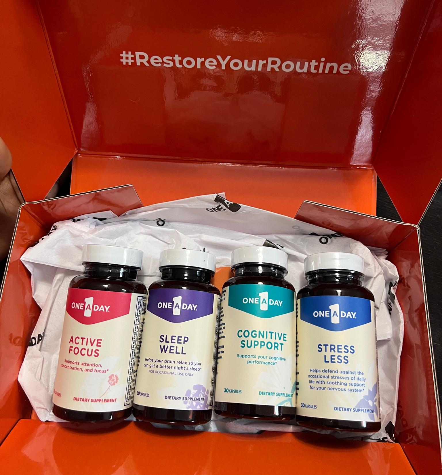 New One A Day supplements to add to your routine. They are Active Focus, Sleep Well, Cognitive Support & Stress Less

#LTKxPrimeDay #LTKbeauty #LTKFind