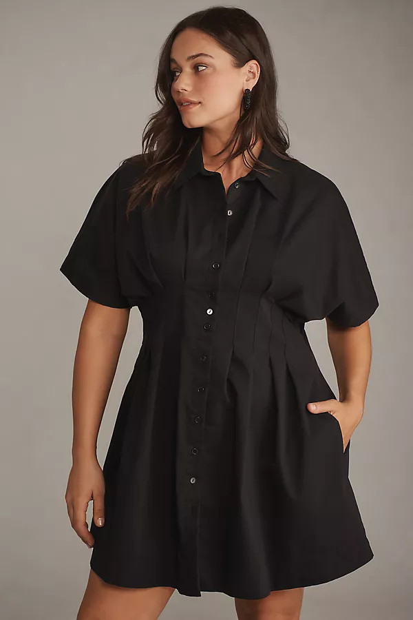 Tobie Mini Shirt Dress by Exquise | Anthropologie (US)