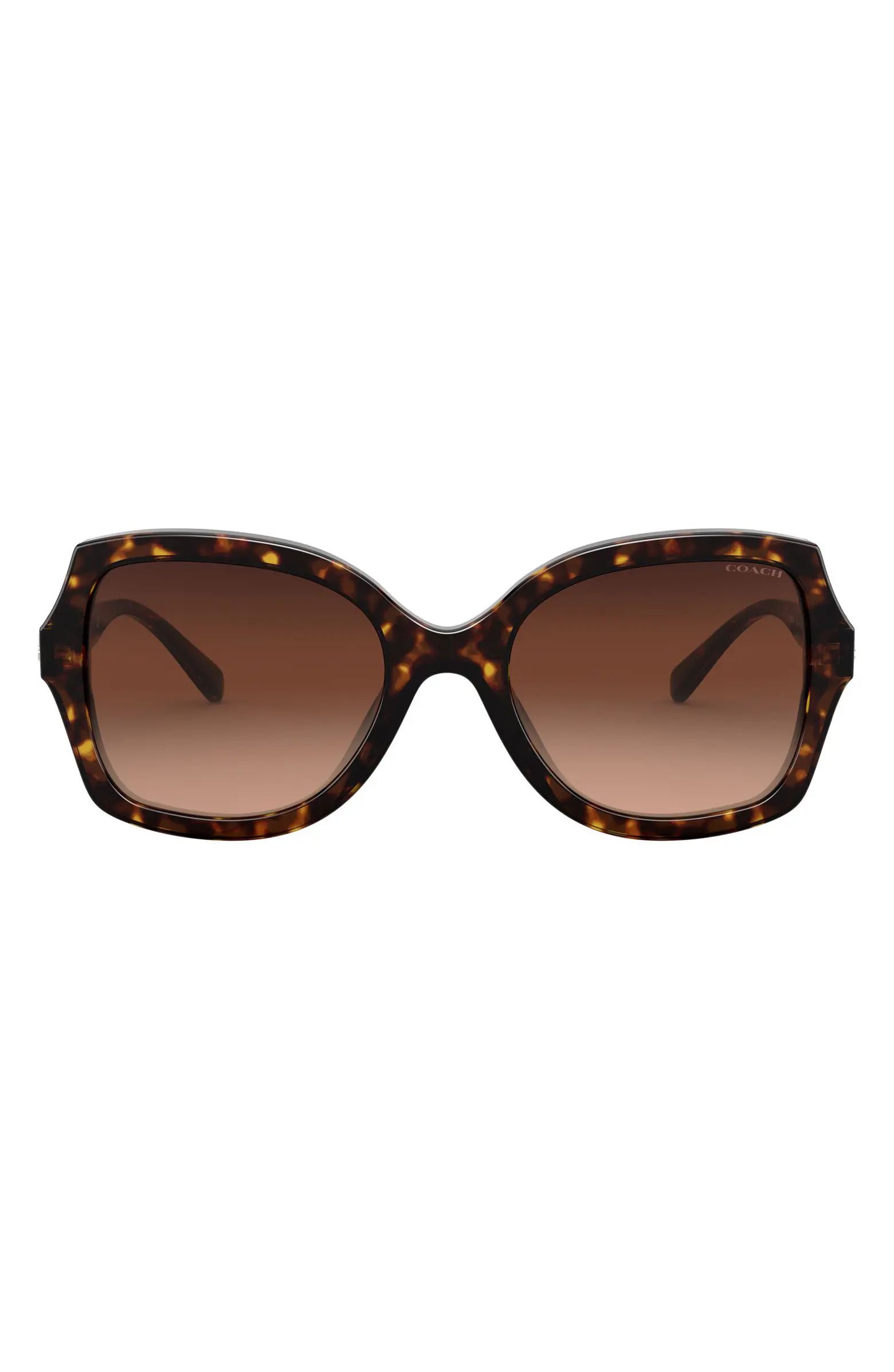 COACH Horse & Carriage 56mm Gradient Square Sunglasses | Nordstrom | Nordstrom