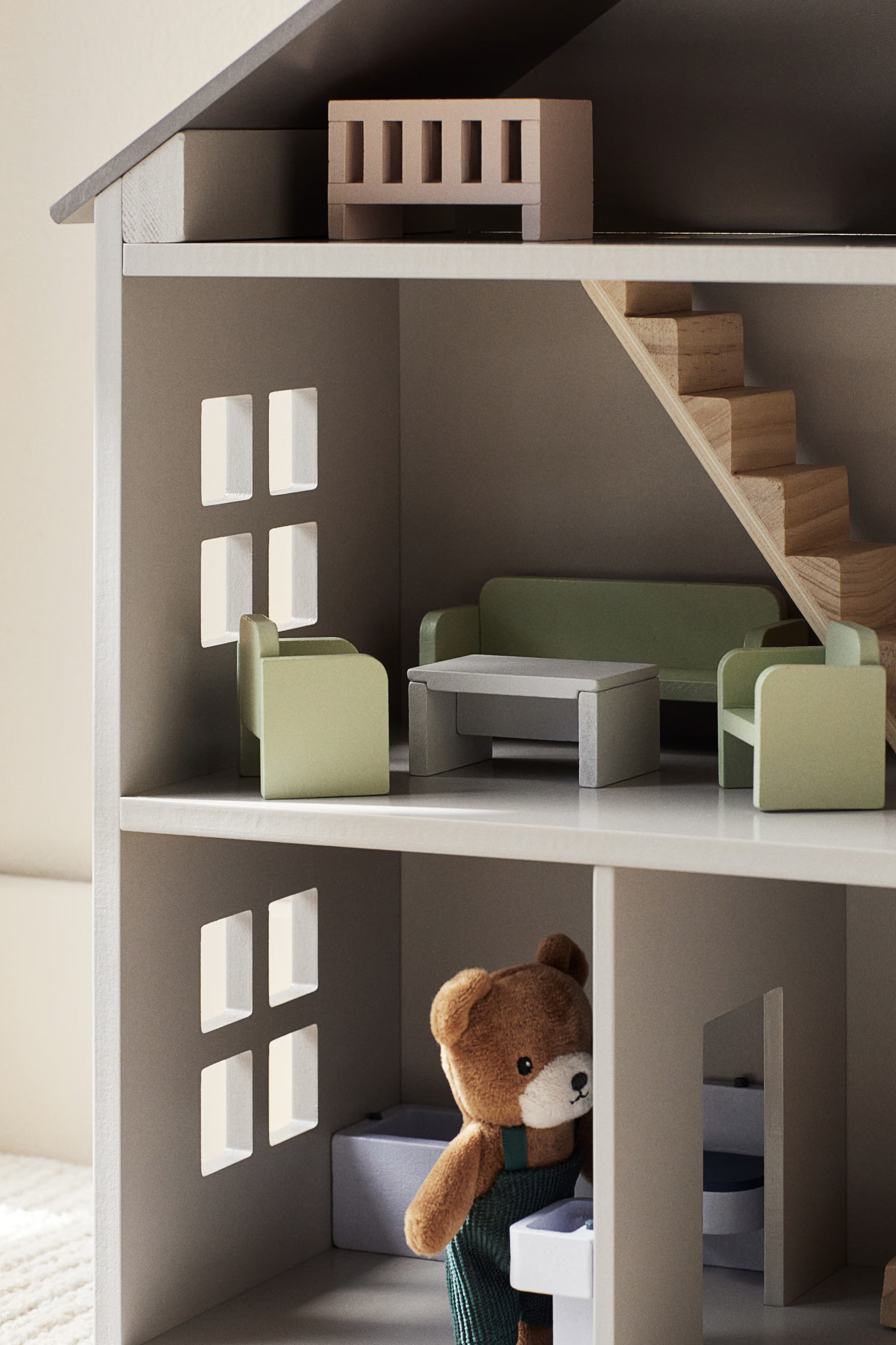 Set giocattolo in legno per la casa delle bambole | H&M (FR, IT, ES, PT, BE)