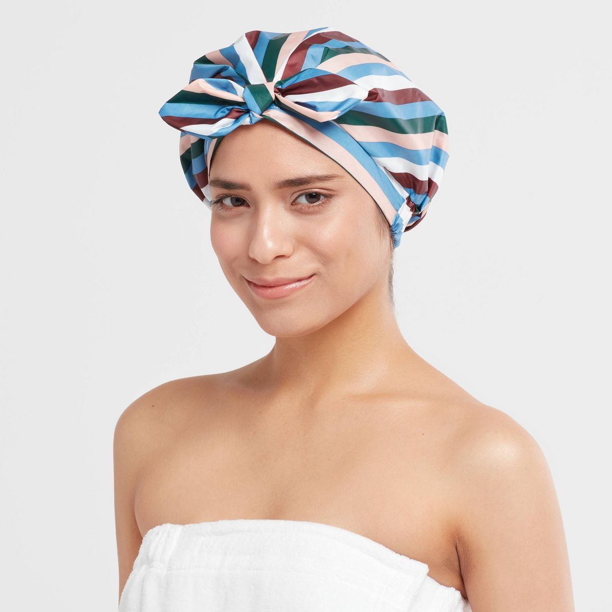 Shower Cap Striped - Room Essentials™ | Target