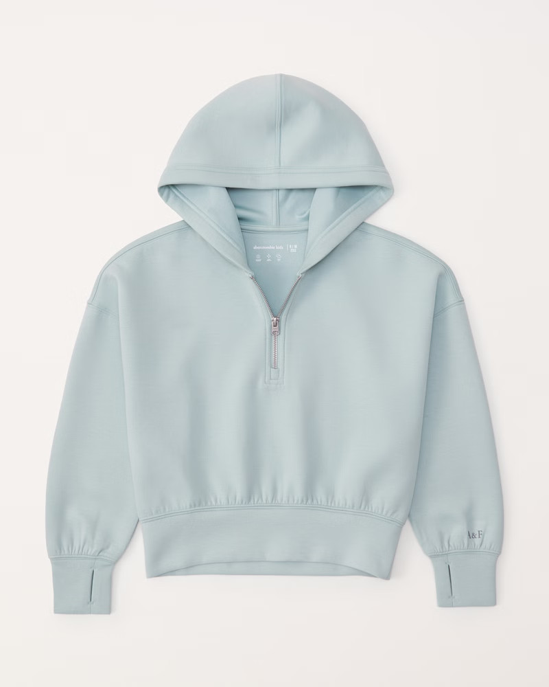 neoknit active quarter-zip hoodie | Abercrombie & Fitch (US)