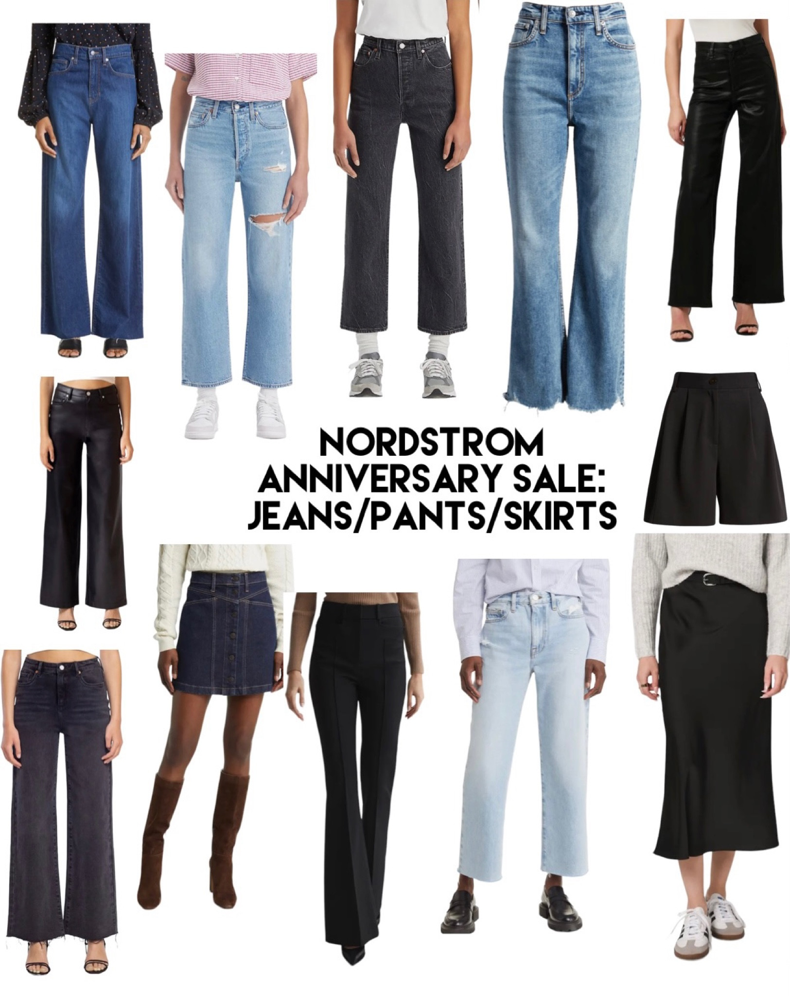 Nordstrom Anniversary Sale: Jeans, Pants, Skirts

#LTKunder100 #LTKsalealert #LTKxNSale