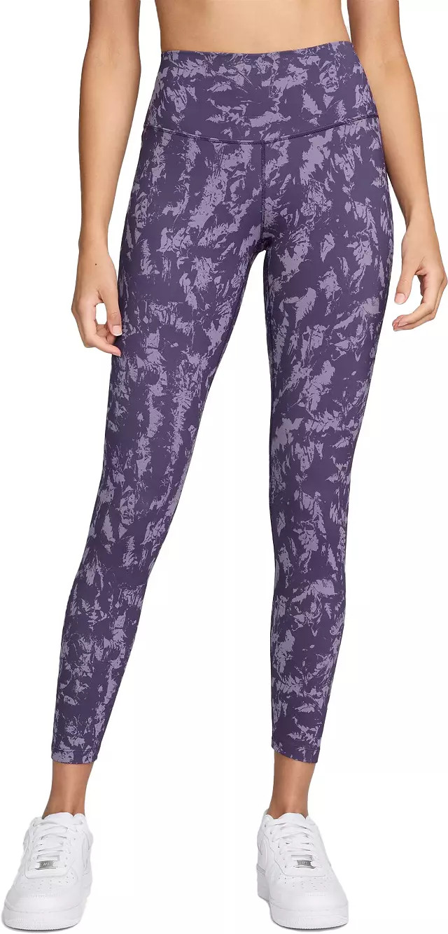 Nike Women's One High-Waisted 7/8 Printed Leggings | Dick's Sporting Goods | Dick's Sporting Goods