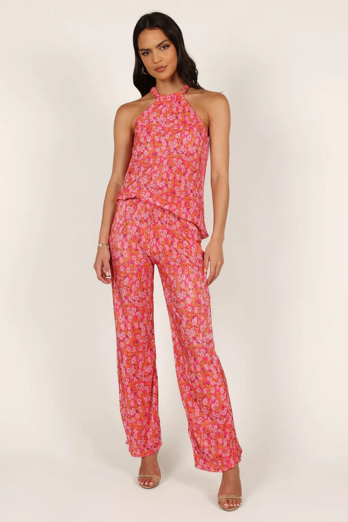 Lulu Plisse Pants - Hot Pink | Petal & Pup (US)