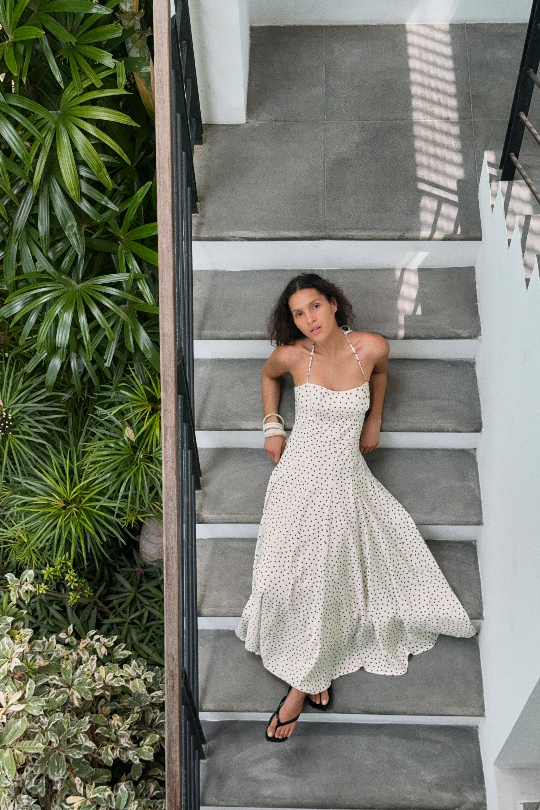 POLKA DOT MIDI DRESS | Zara US