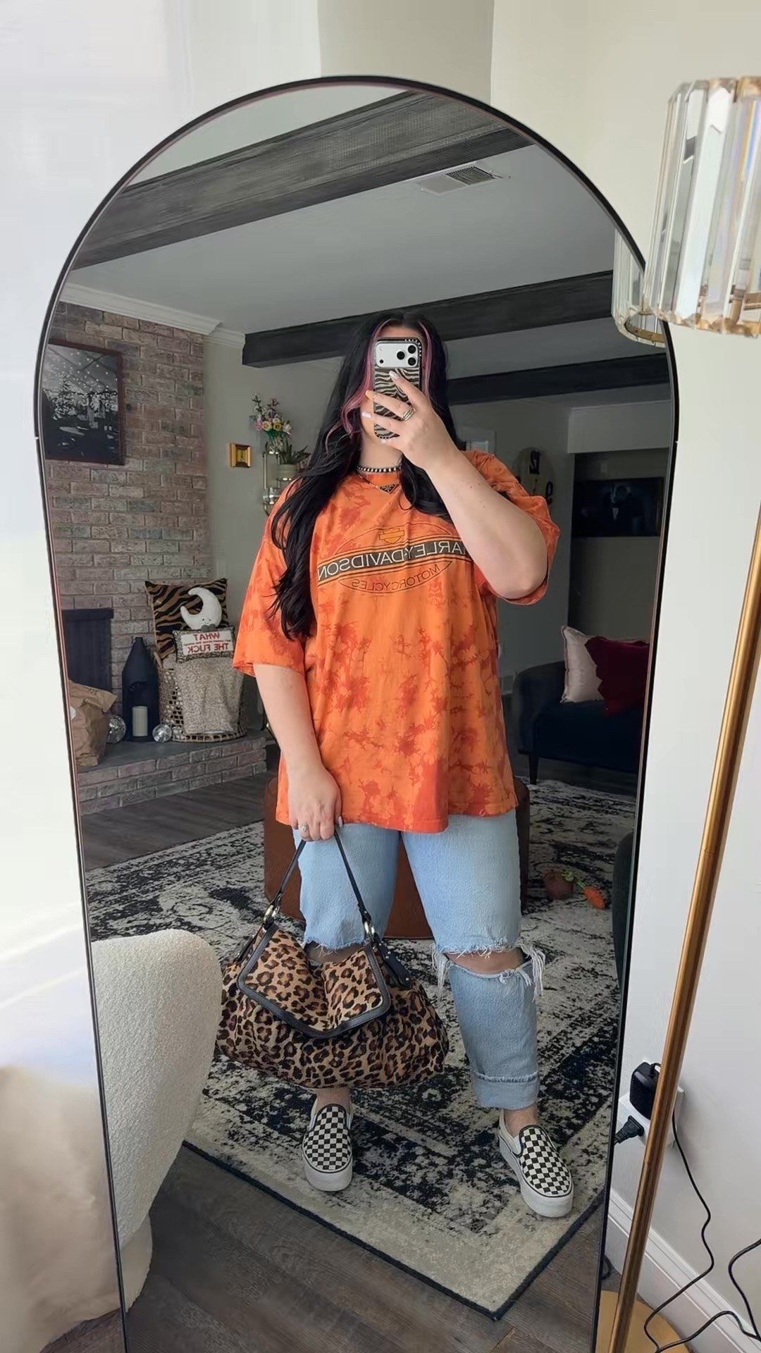 05.08.2026 🏍️
Vintage Harley shirt from Poshmark. Necklace is Southern Bandit Co. Handbag is vintage Fendi Chef bag in the large size. Jeans are old American Eagle ✨

#LTKootd #LTKdayinmylife #LTKMidsize