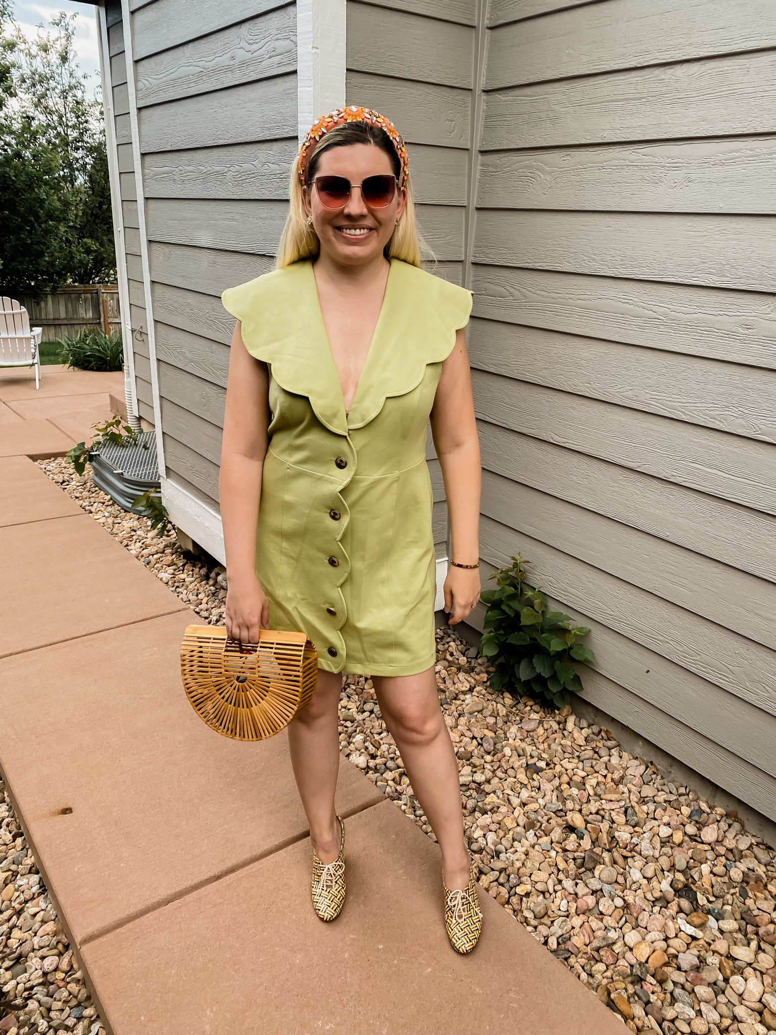 When I say I am obsessed with this dress- I am not exaggerating. I found it to fit true to size . It’s a great length as well, I am almost 5’10 and wore it comfortably with heels here and loved the fit.

#LTKshoecrush #LTKxAnthro #LTKFind