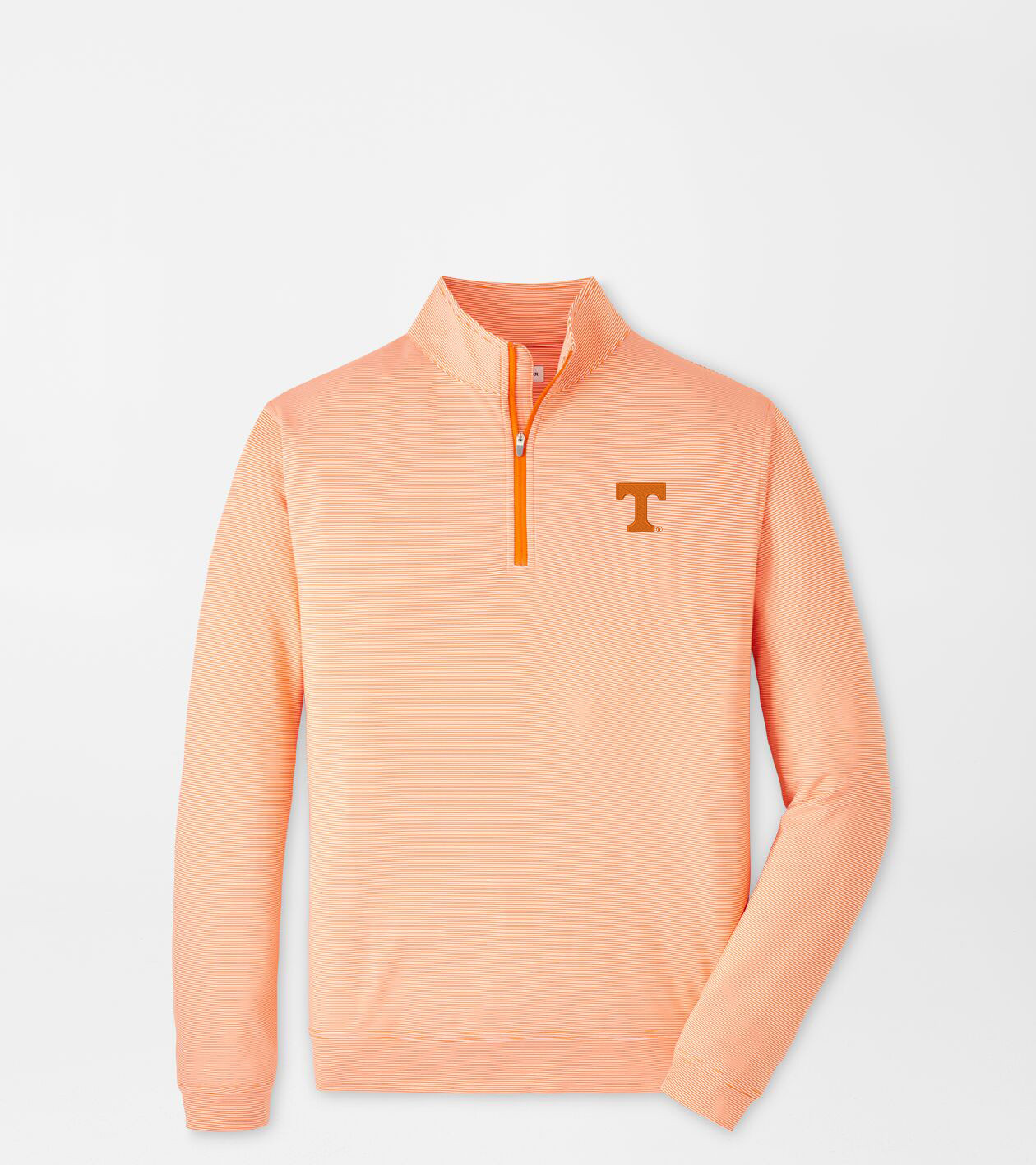 Tennessee Perth Mini-Stripe Performance Pullover | Peter Millar