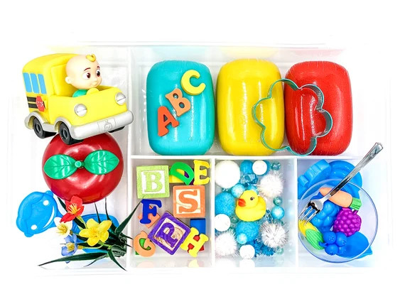 Cocomelon Inspired Play Dough Kit School Sensory Bin Early | Etsy | Etsy (US)