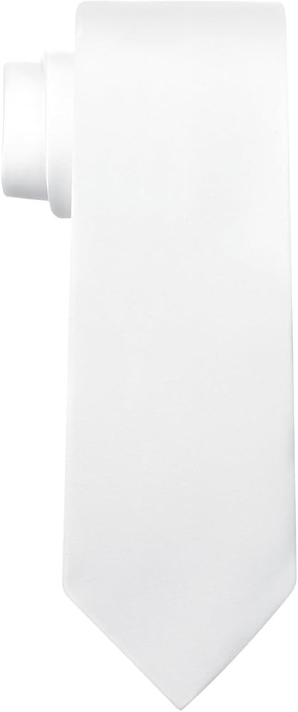 KOOELLE Men's Ties Solid Pure Color Plain Neckties Formal Black Ties For Men | Amazon (US)