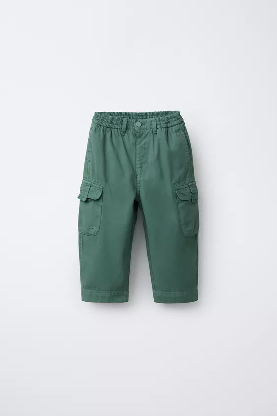 CANVAS CARGO TROUSERS | Zara UK