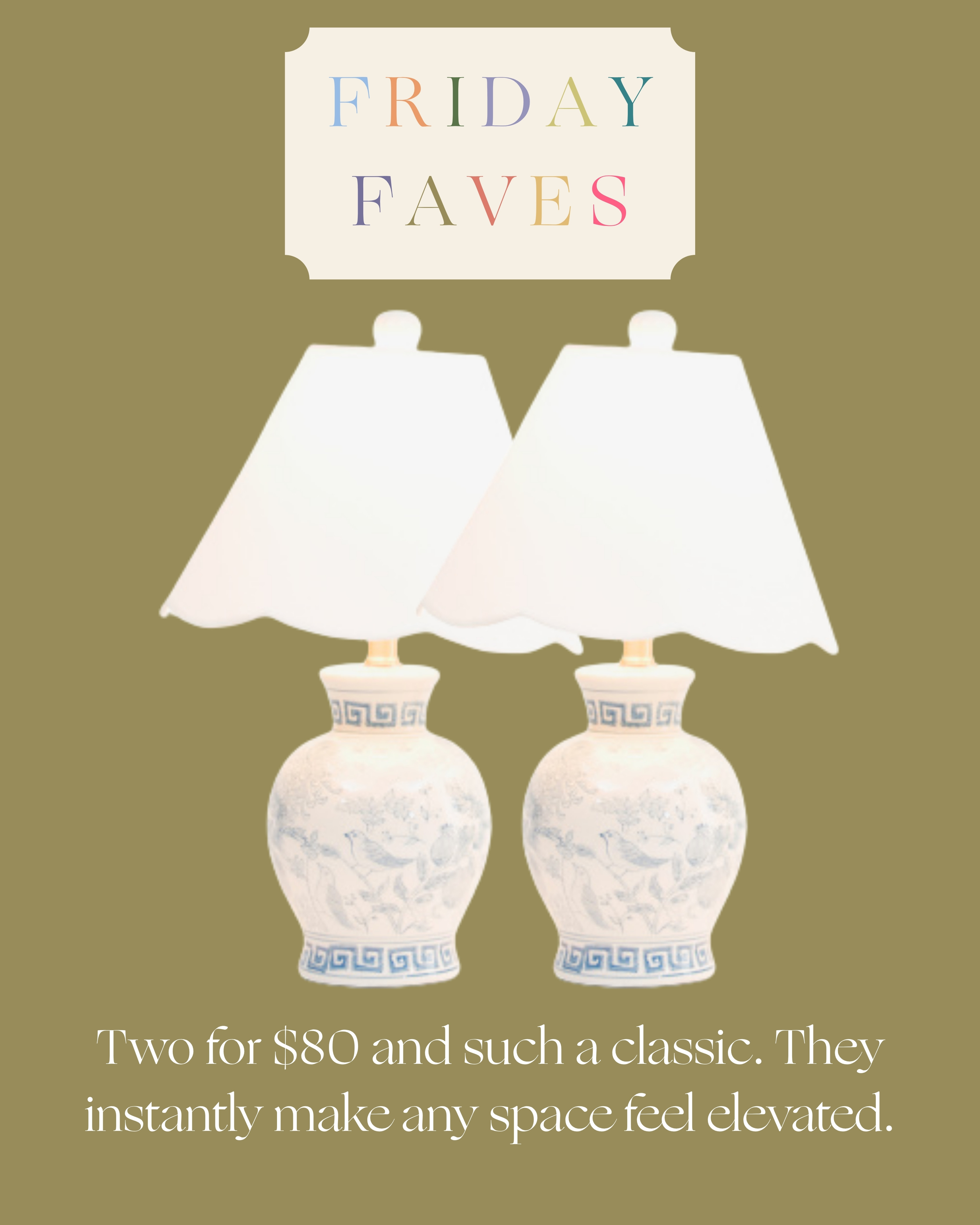 ✨ FRIDAY FAVES ✨

From timeless home decor finds to holiday-ready style staples, this week’s lineup has it all — a chic red dress, blue and white lamps, chic barstools, RÓZ hair serum that smells like HEAVEN, and even the prettiest pink bike for girls. Perfect mix of gift ideas and everyday upgrades I’m loving right now. 

 #LTKHome #LTKFindsUnder100 #LTKBaby