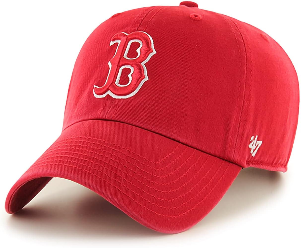 Boston Red Sox Red Tonal Clean Up Adjustable Hat, Adult One Size Fits All | Amazon (US)