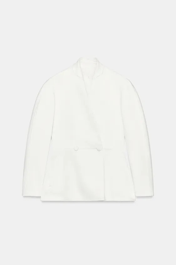 Doppelreihiger Satin-Blazer | Zara US
