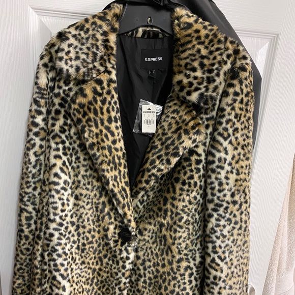 Faux leopard Coat | Poshmark