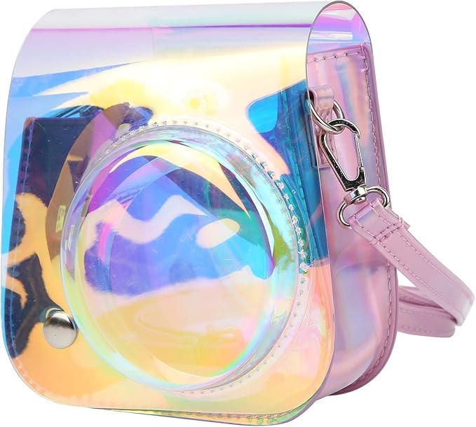 EBTOOLS Camera Storage Case, Mini Cute PVC Transparent Sling Bag, Suitable for Fujifilm Instax Mi... | Amazon (US)