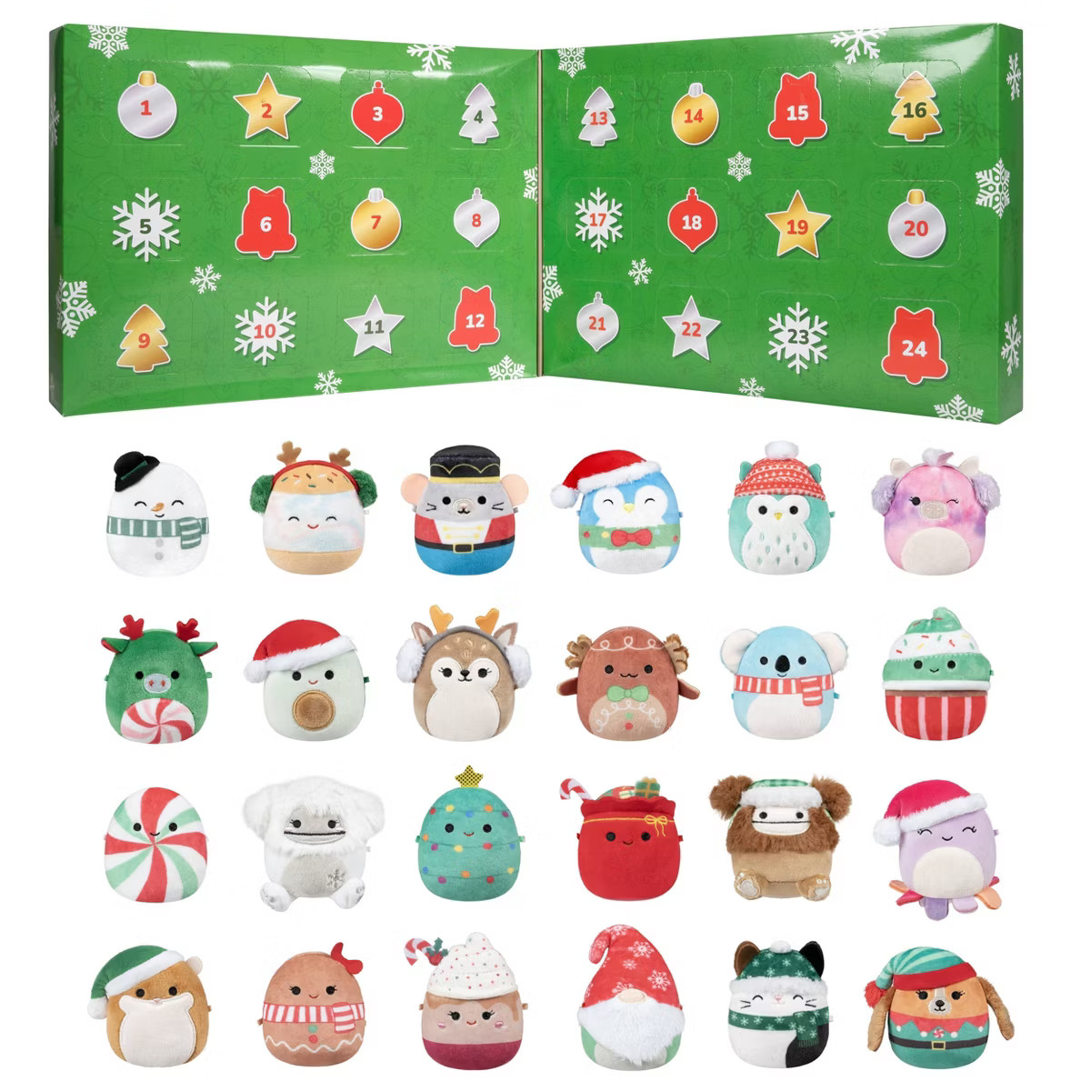 Micromallows 2.5'' Squishmallows Holiday Advent Calendar 2024 - 24pc | Target