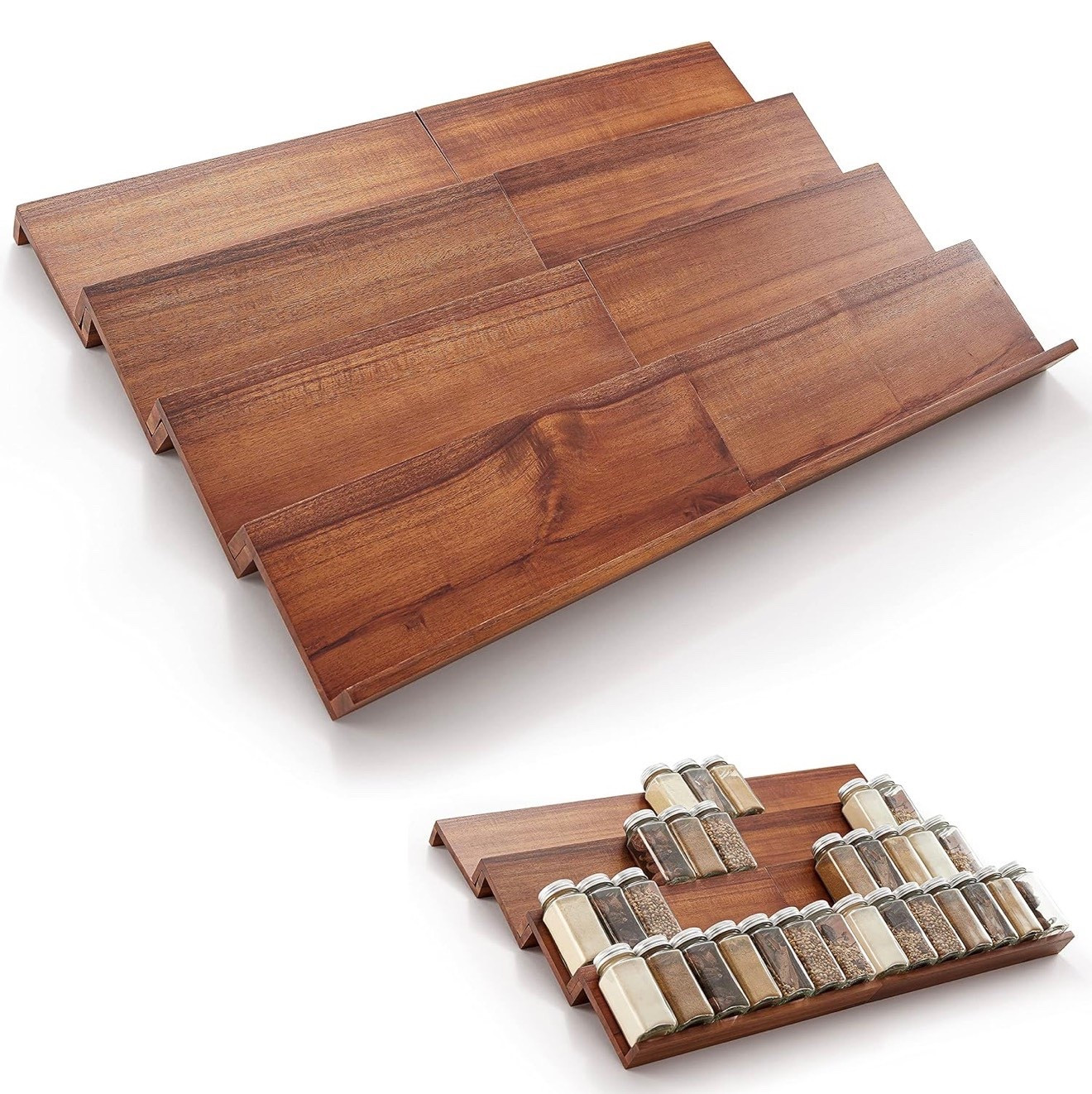 Maximize your drawer space by storing your spices horizontally, allowing you to easily see and access each jar.

#LTKHome #LTKFindsUnder100 #LTKFamily