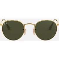 Ray-Ban Round Metal Sunglasses - Gold | Coggles (Global)
