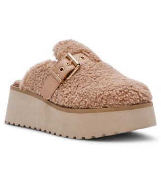 Women's Cozy Buckle Platform Clogs | Macy's