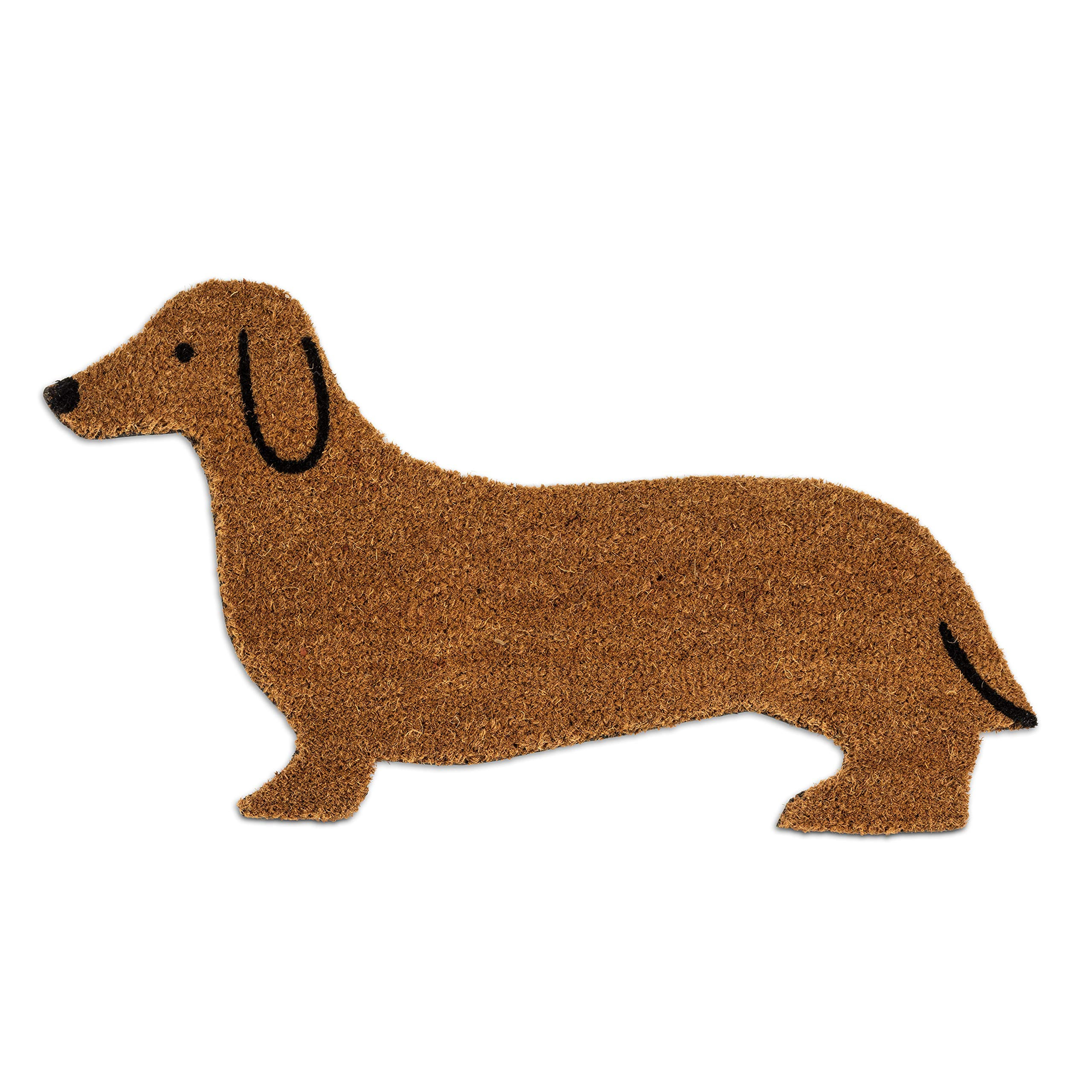 Abbott Collection 35-PFW-SH-1391 Dachsund Shaped Doormat, 18" x 30" | Amazon (US)