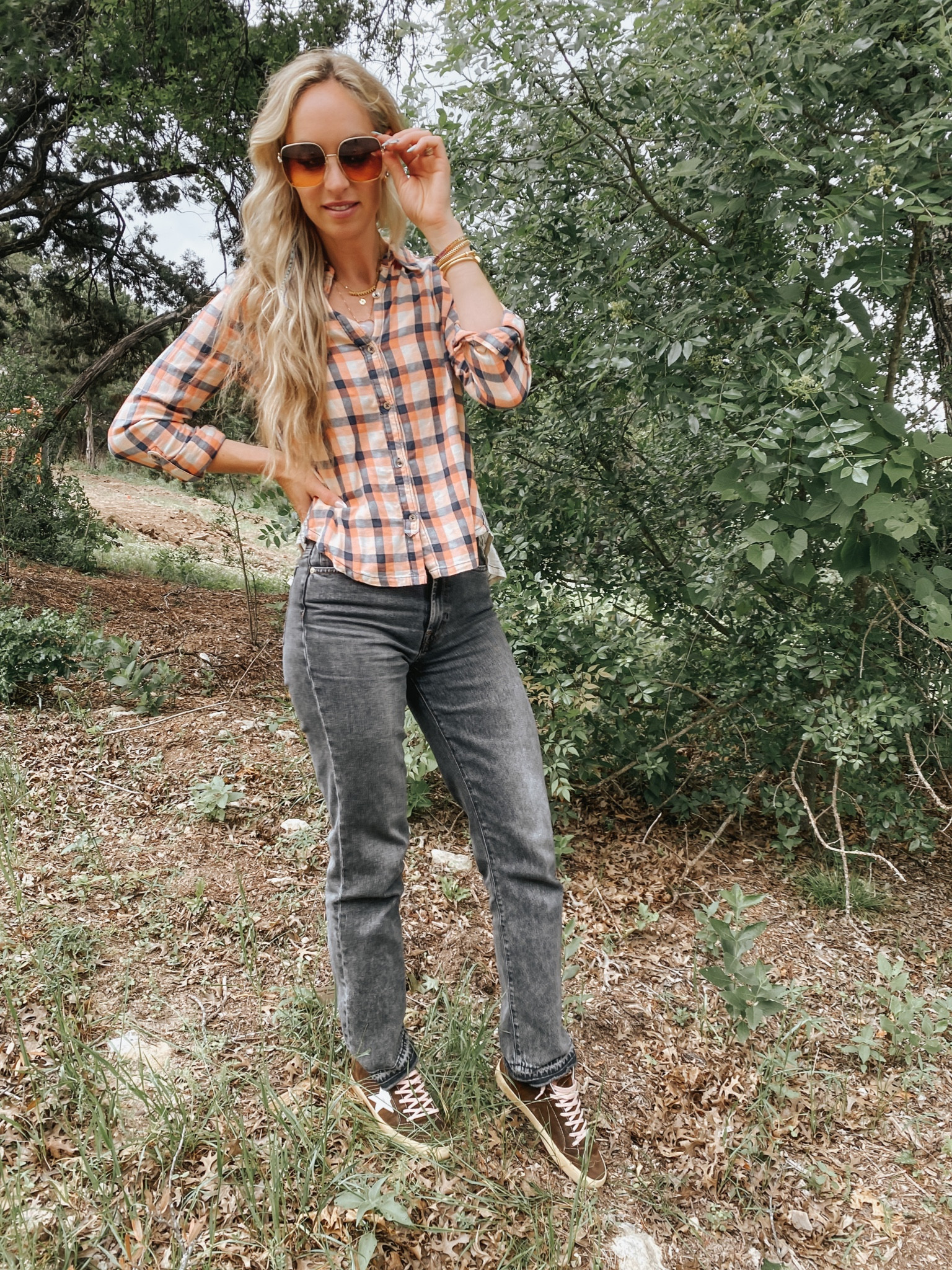 Simple in plaid😁

#LTKunder50 #LTKstyletip #LTKshoecrush