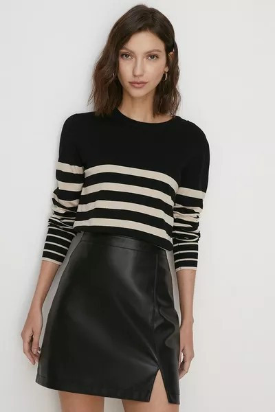 Crew Neck Bretton Knitted Jumper | Debenhams UK