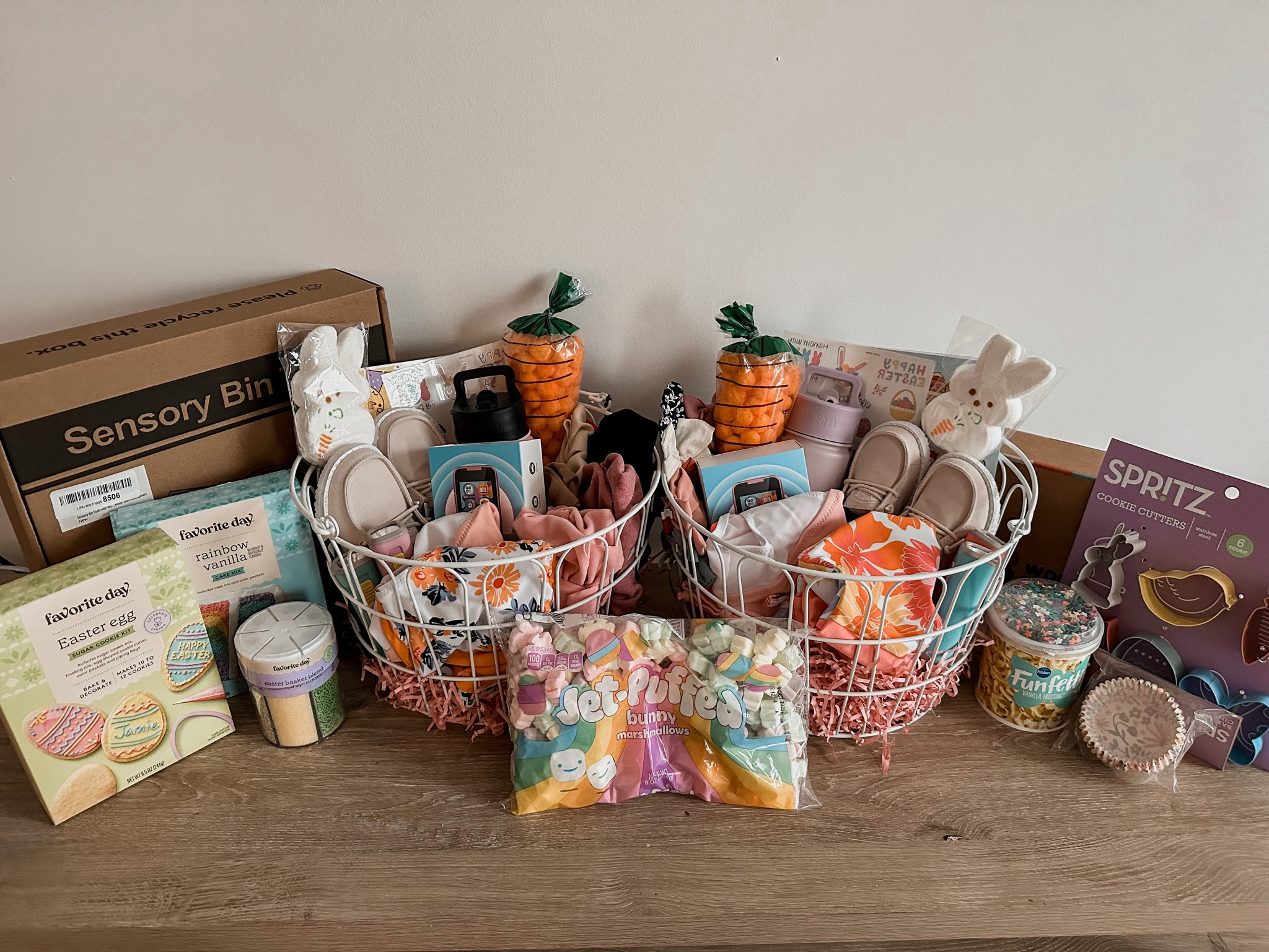 Easter gift baskets for our 1 and 3 year old toddlers. ☺️

#LTKSeasonal #LTKkids #LTKswim