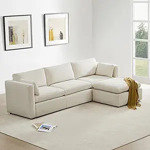 CHITA Oversized Modular Sectional Fabric Sofa Set,Extra Large L Shaped Couch with Reversible Chai... | Amazon (US)