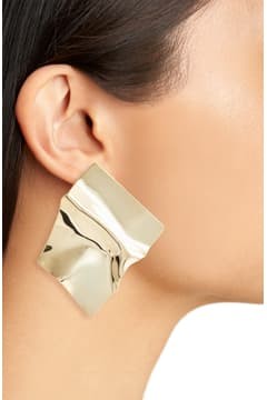 x Jill Jacobs Ripple Stud Earrings, Main, color, GOLD | Nordstrom