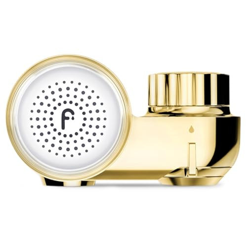 Filterbaby Skincare Filter 2.0, Bathroom Sink Filter Faucet for Men and Women’s Skin Care, 99.9% Chlorine Removal – 0.000001 mm Carbon Fiber, Clinically Tested, Skin Hydration in 2 Weeks (Shiny Gold) | Amazon (US)