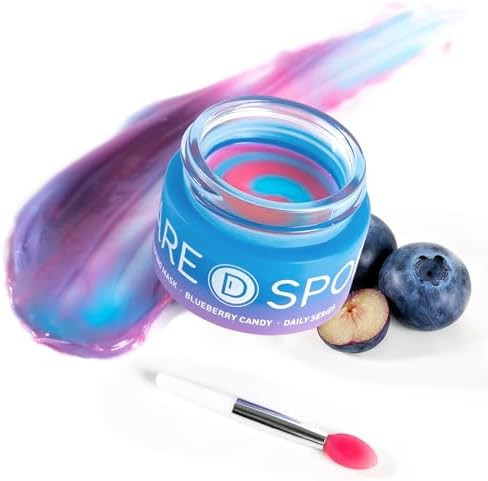 Blueberry Lip Mask Overnight, Dual-Color Lip Sleeping Mask for Reduce Fine Lines, Nourish and Hyd... | Amazon (US)