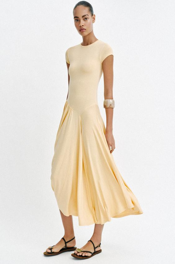 ASYMMETRIC LONG DRESS | Zara US