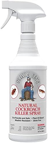 Grandpa Gus's Natural Cockroach Killer Spray, Ready-to-Use Plant Oil Based Roach Sprayer, Inside/Out | Amazon (US)