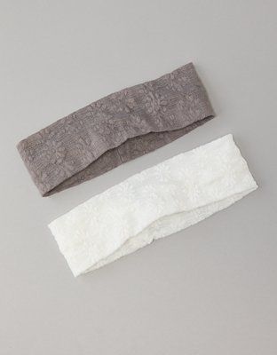 AE Lace Headband 2-Pack | American Eagle Outfitters (US & CA)