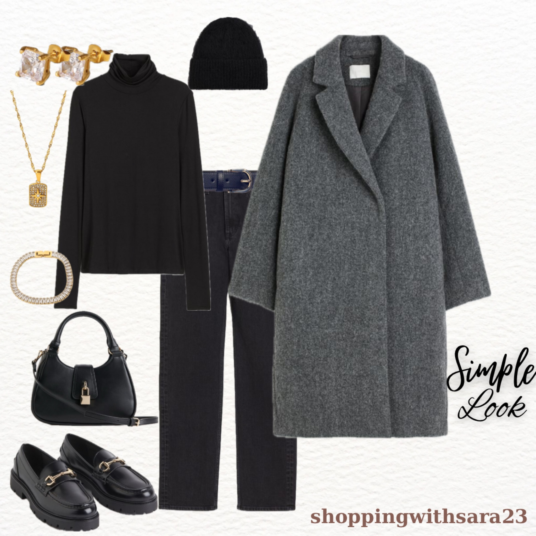 Sometimes we just need to wear a simple cute loon and let the accessories do the talking the outfit is from H&M #hm #itgirl #weekendoutfit #simpleoutfit #ootd #greycoat

#LTKsalealert #LTKfindsunder100 #LTKSeasonal