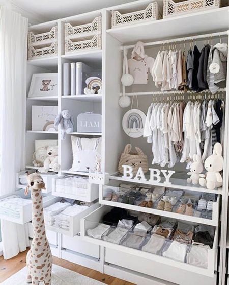Nursery organization. Nursery closet organizers. Nursery room decor. Boys nursery room.
#babyroomideas #babyroomorganizers 
#closetorganization #nurserycloset #nurseryroominspiration

#LTKbaby #LTKhome #LTKfindsunder100