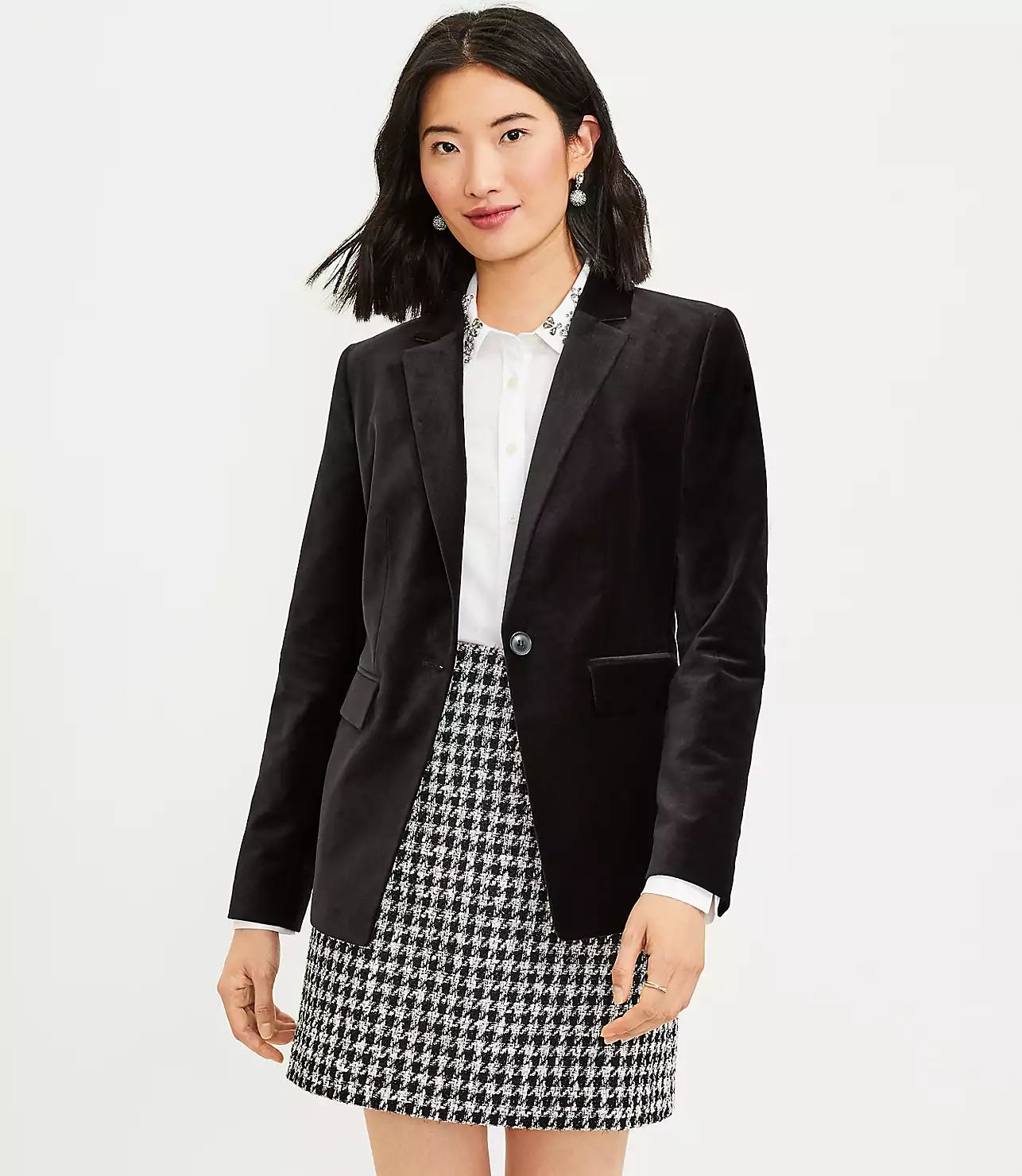 Velvet Modern Blazer | LOFT