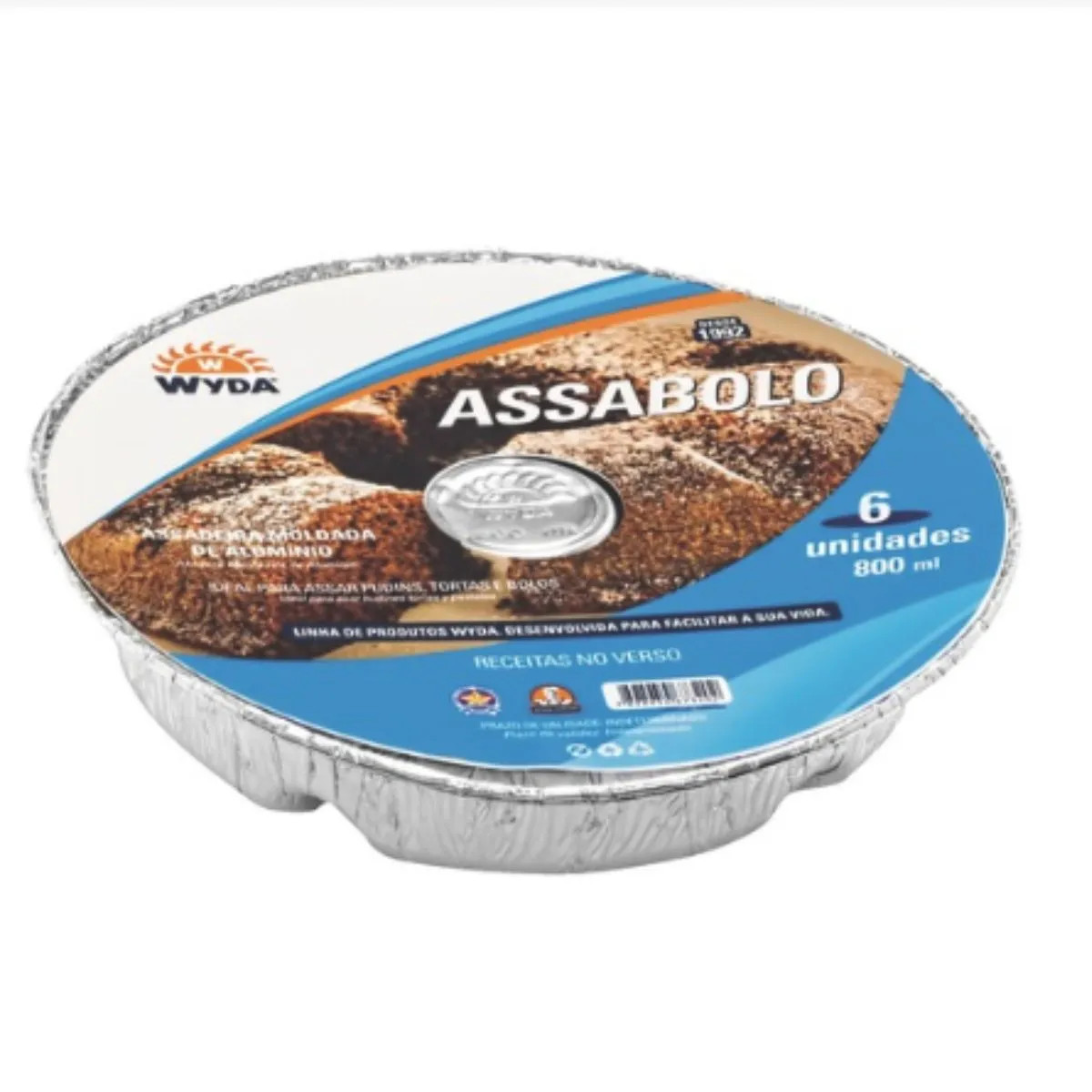 Conjunto De Assadeira Redonda De Alumínio Wyda 800 Ml 6 Unidades - Carrefour - Carrefour: As mel... | Carrefour (BR)