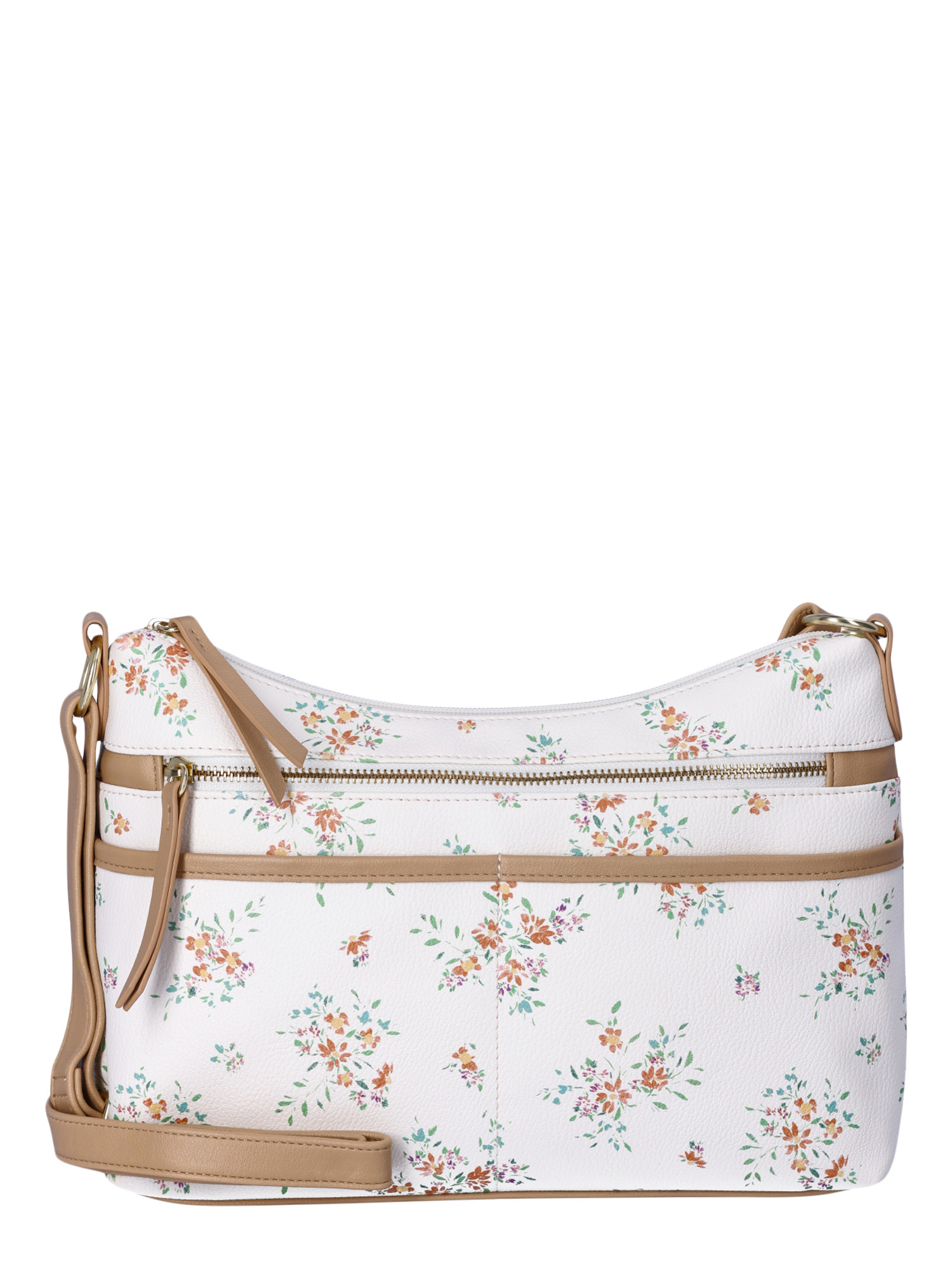 Time and Tru Women's Hallie Crossbody Shoulder Bag, Floral | Walmart (US)