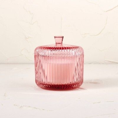 7oz Sandalwood & Hyacinth Glass Trinket Box Candle Rose - Opalhouse™ designed with Jungalow™ | Target