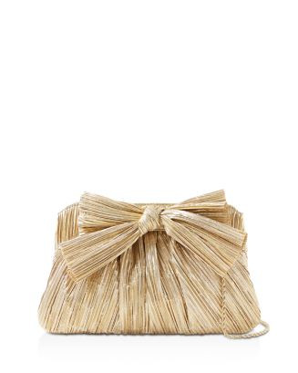 Loeffler Randall Rayne Small Pleated Bow Frame Clutch | Bloomingdale's Handbags | Bloomingdale's (US)