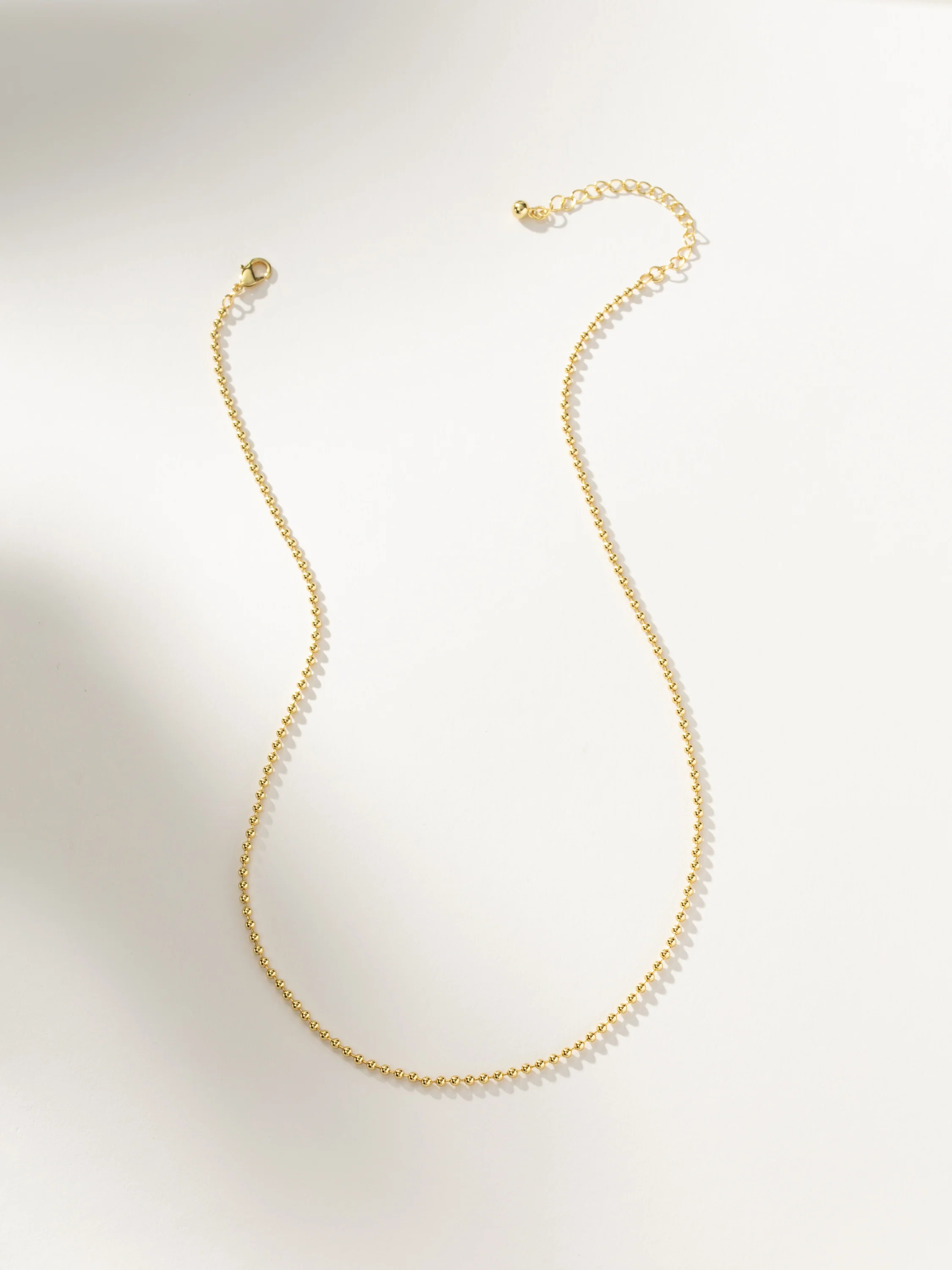 Simple Ball Chain Necklace in Gold and Silver | Uncommon James | Uncommon James