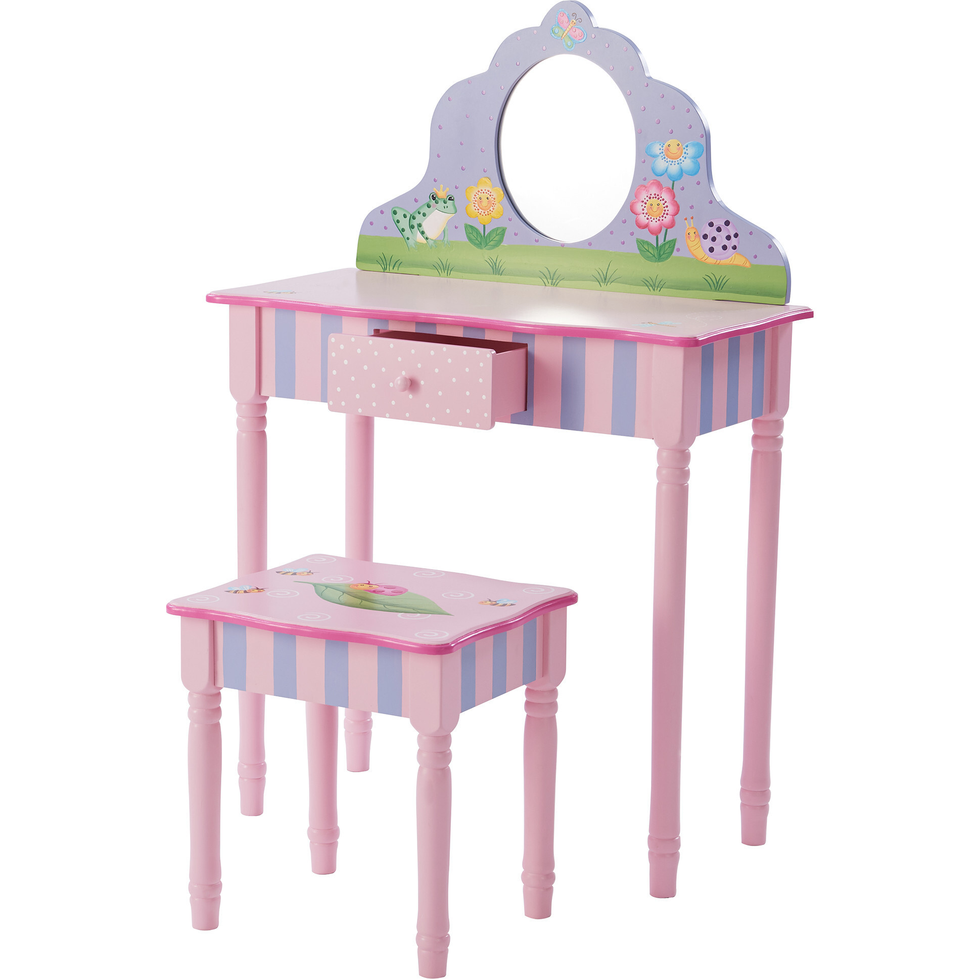 Magic Garden Play Vanity Table and Stool Set | Maisonette