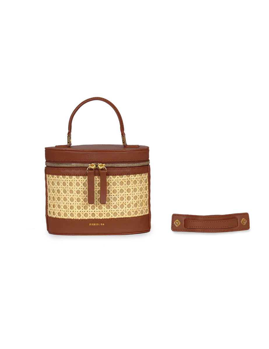 Prismatic Ratán & Chocolate Bag by PARIS/64 | PARIS/64